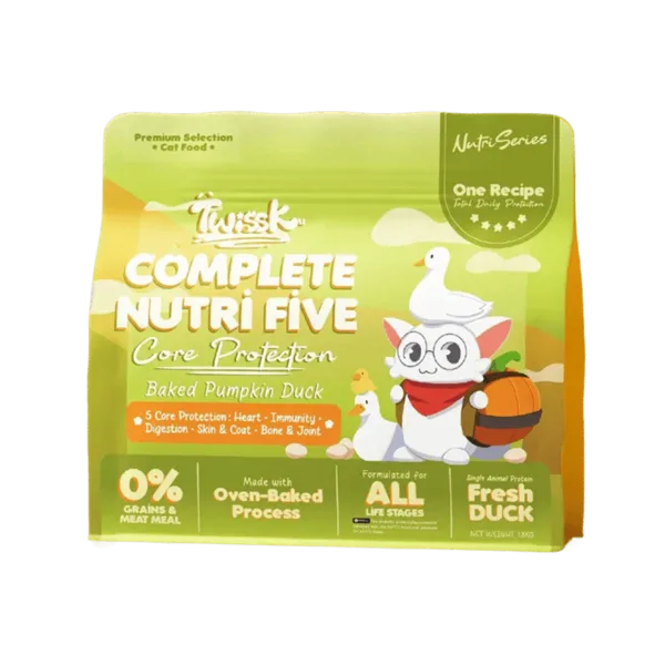 Twissk NutriFive Core Protection Cat Food – Baked Pumpkin Duck