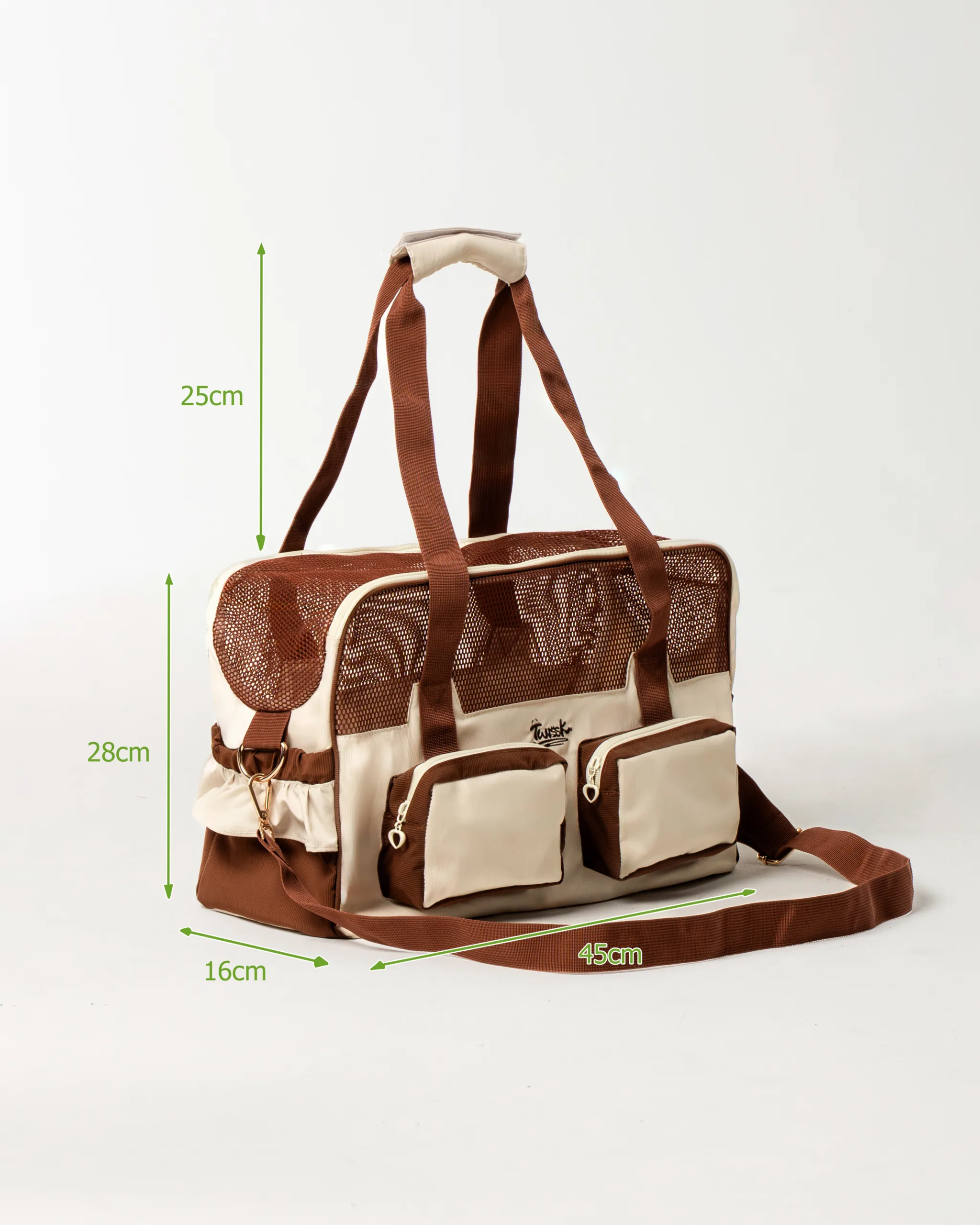 Bag size Twissk Oasis Series:Pet Carrier