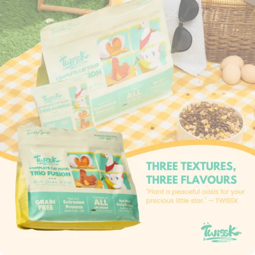 Twissk Twinkle Trio Fusion Cat Food - Duck, Chicken & Pear - 1.5kg